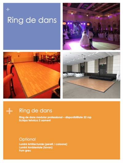 Inchiriere ring de dans