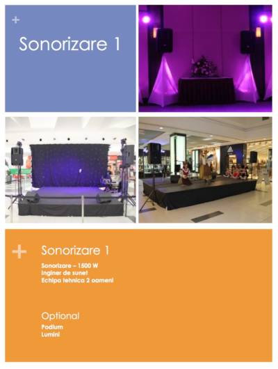 inchiriere sonorizare nunta corporate